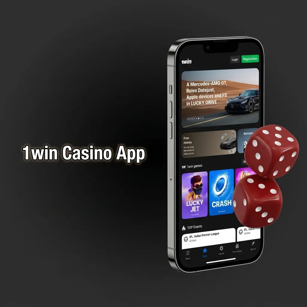 1win Casino App on mobile device