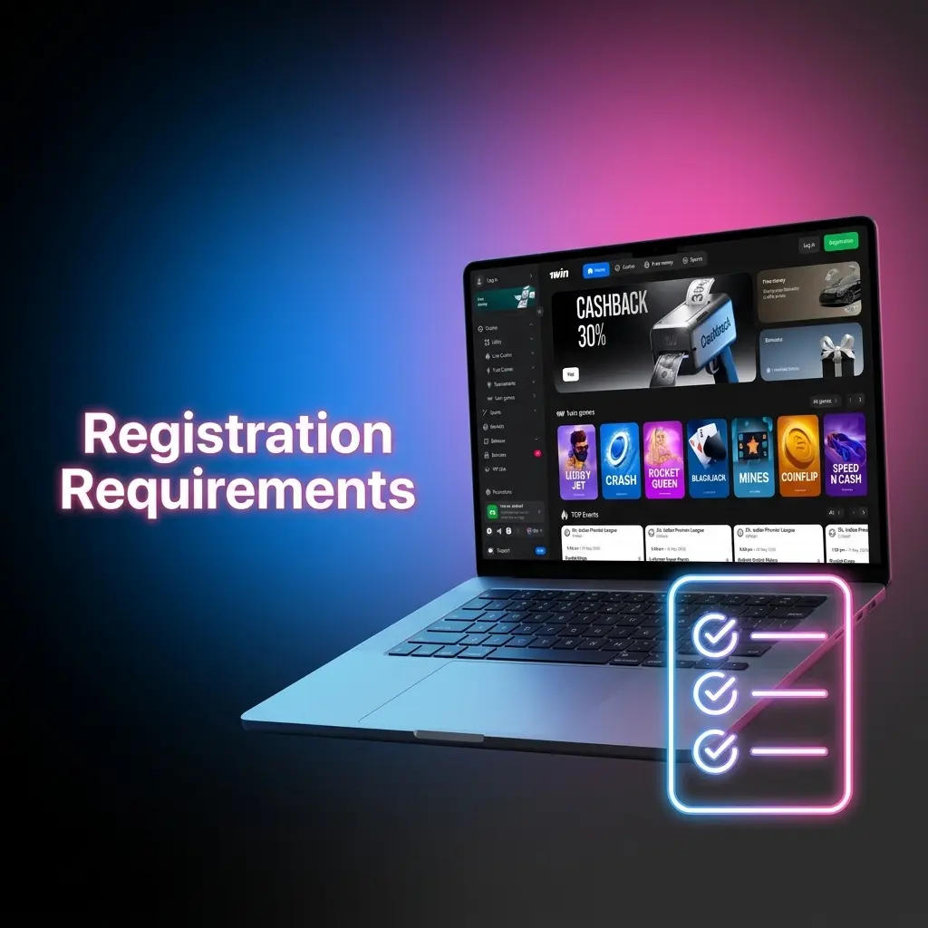 Registration Requirements for 1win account in India