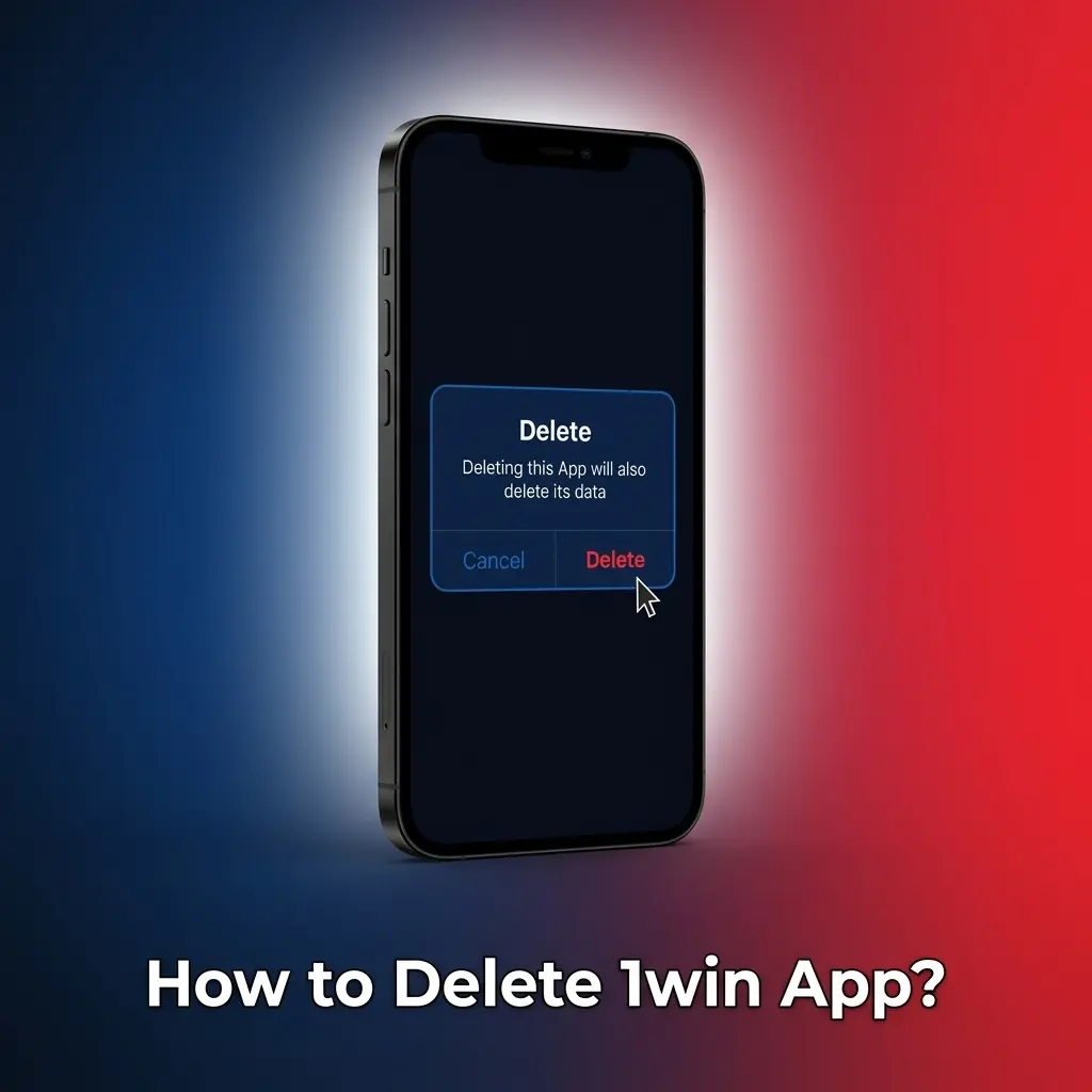 How to delete 1win app on Android and iOS
