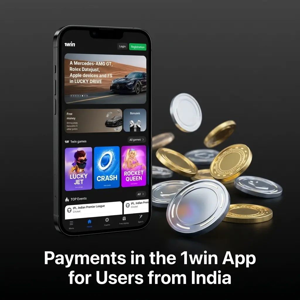 Payment methods in the 1win app for Indian users