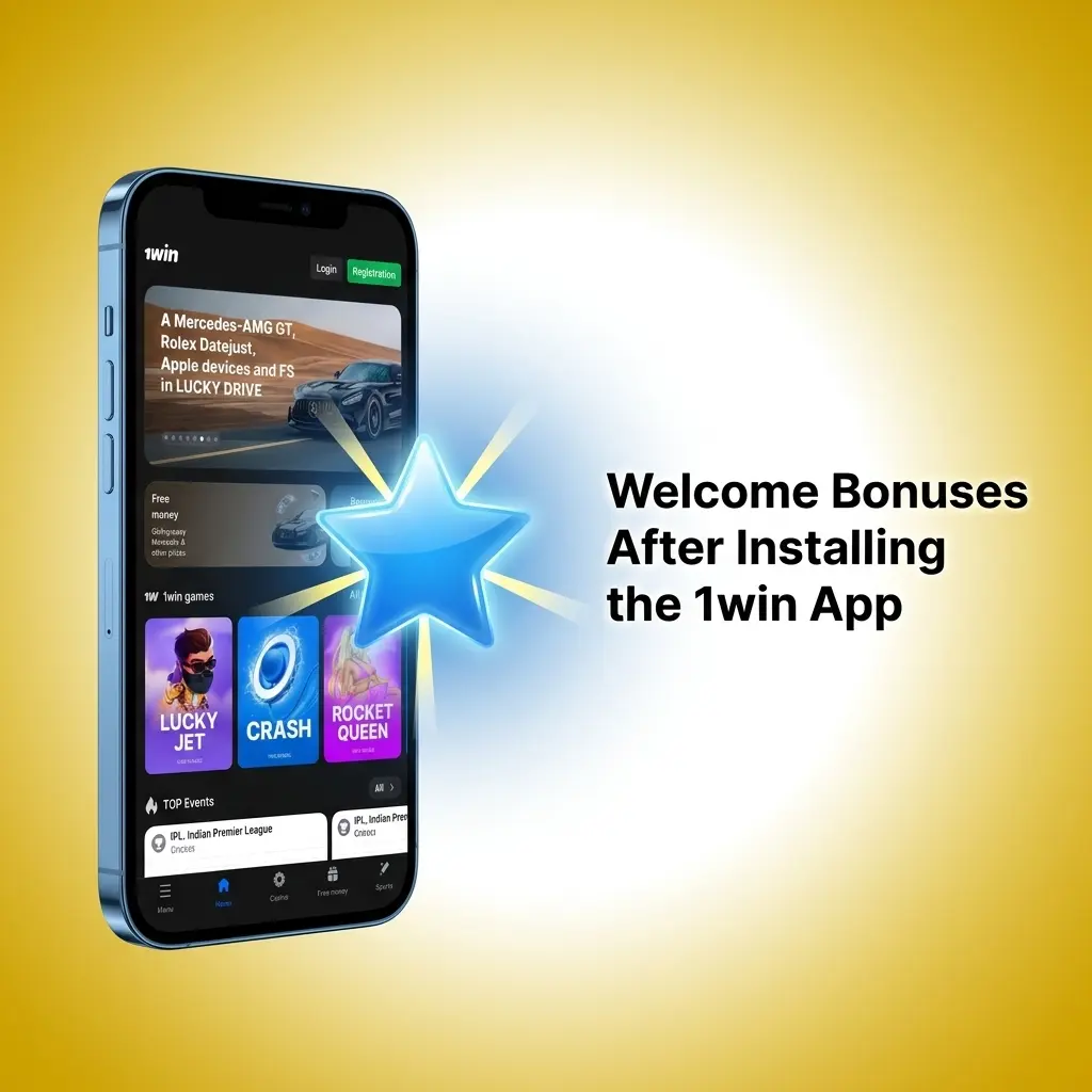 Welcome Bonuses After Installing the 1win App